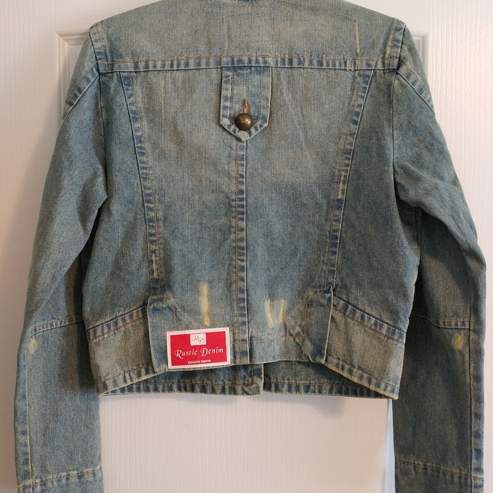 Women's "Rustic Denim" Jacket - Picture 2 of 2